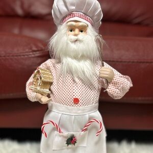 19 In Standing Baker Santa Claus Christmas Decoration Gingerbread